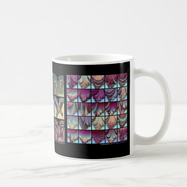 Fraktal-Steppdecken-Tasse 357 Kaffeetasse (Rechts)