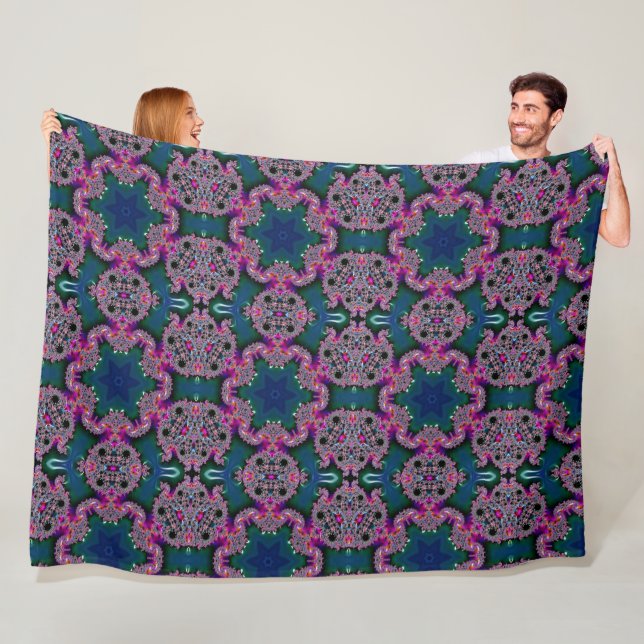 Fraktal-Strahlung Fleecedecke (Beispiel)