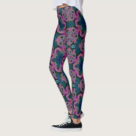 Fraktal-Strahlung Leggings