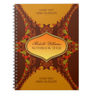Fraktal Tribal Wings Notebook Notizblock