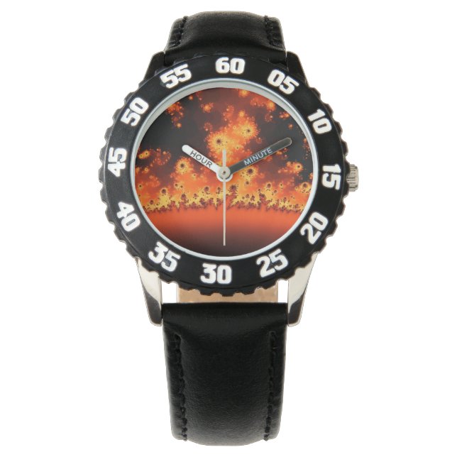 Fraktal-Uhr für Sonnenstrahlen (Child) Armbanduhr (Vorderseite)