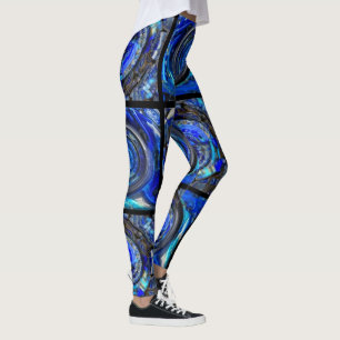 Fraktal umkreist Mosaik Leggings
