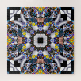 Fraktal-verrückte Steppdecke