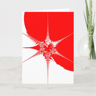 Fraktal-Weihnachtsverzierung Feiertagskarte