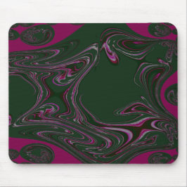 Fraktal Wine n Green Mouse Pad Mousepad