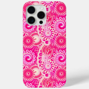 Fraktal wirlförmig, Fuchsienrosa Case-Mate iPhone Hülle