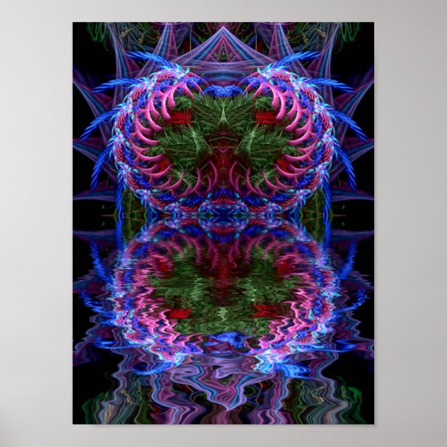 Fraktaldrops Druck & Poster (Vorne)