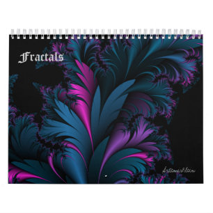 Fraktale 12-Monats-Kalender Kalender
