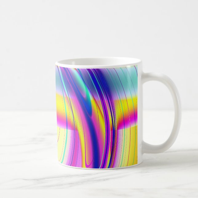 Fraktale Abstraktion 061012f Kaffeetasse (Rechts)