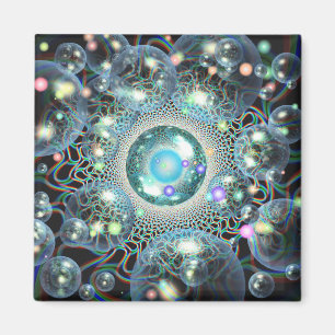 'Fraktale&bubbles&orbs~Oh My!' Magnet