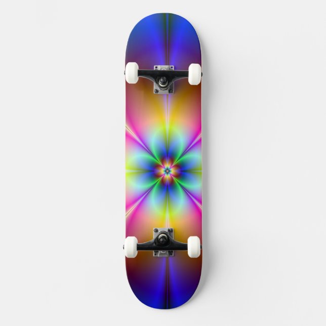 Fraktale Kunst 8 Skateboard (Vorderseite)