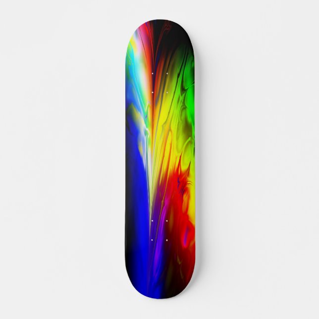 Fraktale Kunst D Skateboard (Vorne)