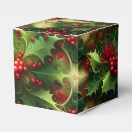 Fraktale Mistelzweig-Geschenkbox Geschenkschachtel