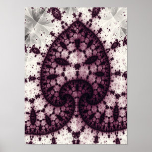 Fraktaler Baum Poster