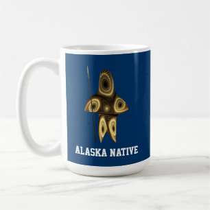 Fraktaler Inuit-Jäger - Alaska Native Kaffeetasse