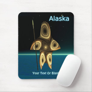Fraktaler Inuit-Jäger Mousepad