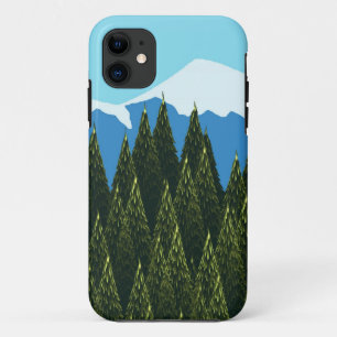 Fraktaler Wald iPhone 11 Hülle