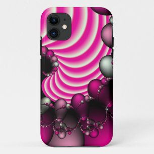Fraktales iPhone-Case in Rosa und Weiß title_seo2