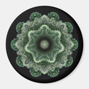 Fraktales Phantasieornament Magnet