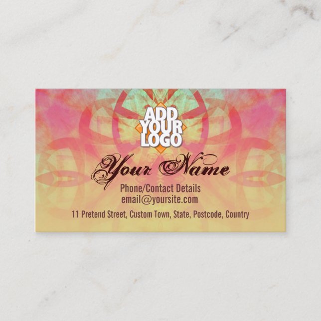 Fraktaliruz BUSINESS CARD Visitenkarte (Vorderseite)