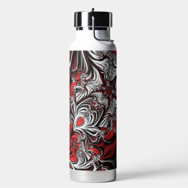 Fraktalmuster Trinkflasche (Links)