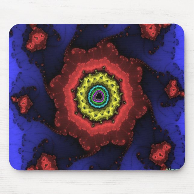 Fraktalrad Mousepad (Vorne)