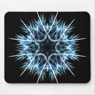 Fraktalschneeflocke Mousepad