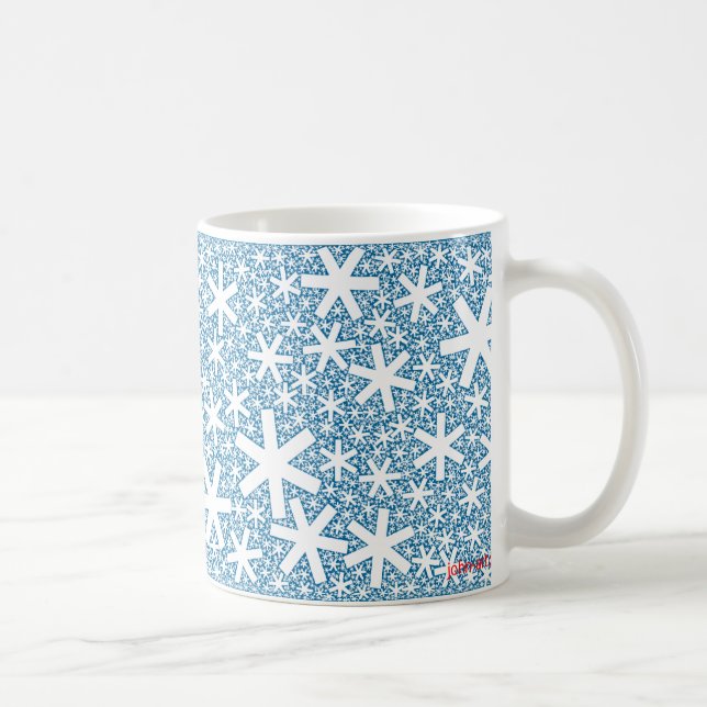 Fraktalschneeflocken Kaffeetasse (Rechts)