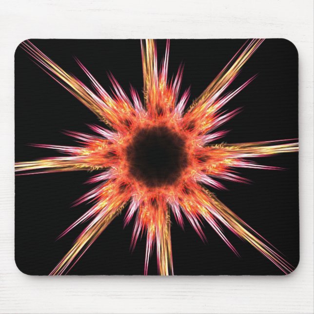 Fraktalstern Mousepad (Vorne)