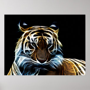 Fraktaltiger Poster