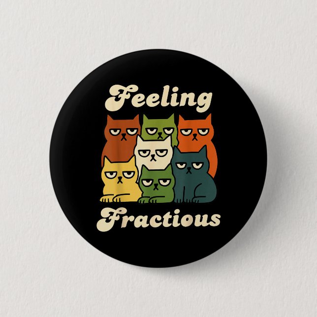 Fraktions-Tierärztin Katzenmutter Veterinär Button (Vorderseite)