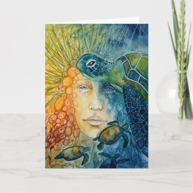Framable Card: Sea Urchin Queen Karte (Vorderseite)