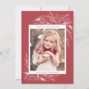 Frame de fête, carte photo de vacances