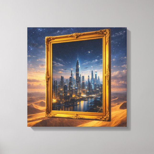 Frame Without a Painting Leinwanddruck (Vorderseite)