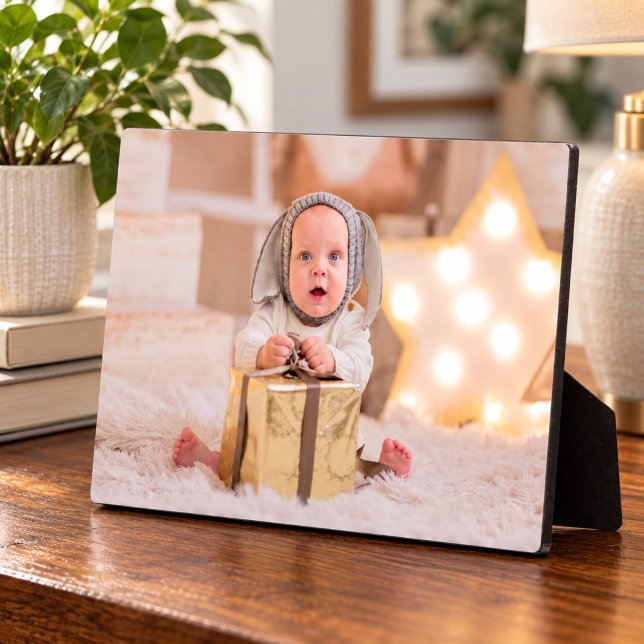 Frameless Foto Tabletop Rückenlehne Fotoplatte (Upload your photo to create a frameless photo tabletop easel back plaque)