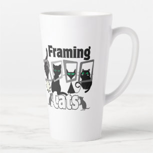 Framing Cats.w Milchtasse