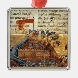 Franc 4972 f.1: Jerusalem in den Kreuzzügen Ornament Aus Metall