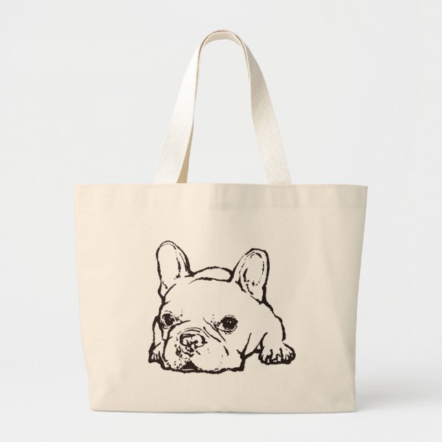Français Bulldog à la main sac d'illustration gran (Devant)