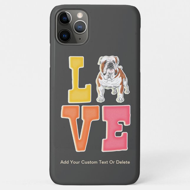 Français Bulldog mignon chien papa iPhone / coque  (Dos)
