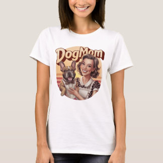 Français Bulldog T-shirt Dogmaman doglover rétro