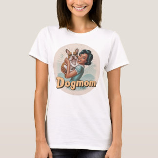 Français Bulldog T-shirt Dogmaman doglover rétro
