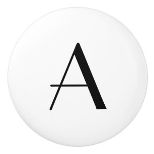 Français en céramique de bouton de lettre