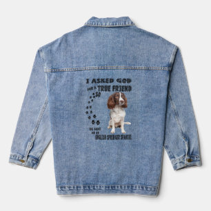 Français Springer Spaniel Citation Maman Papa Impr