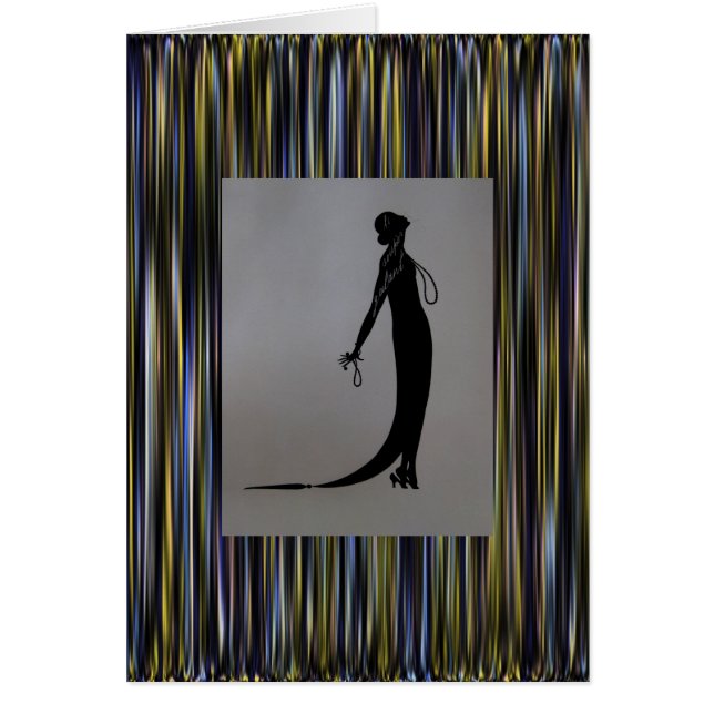 Français vintage Nouveau de carte de ~ de plat de (Devant)