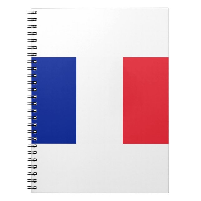 Française - Flagge Frankreichs Notizblock (Vorderseite)