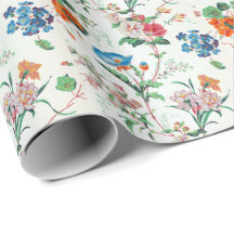 France 1830 Floral Antique Wallpaper