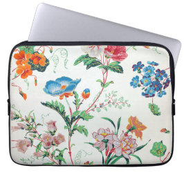France 1830 Floral Antique Wallpaper Laptopschutzhülle