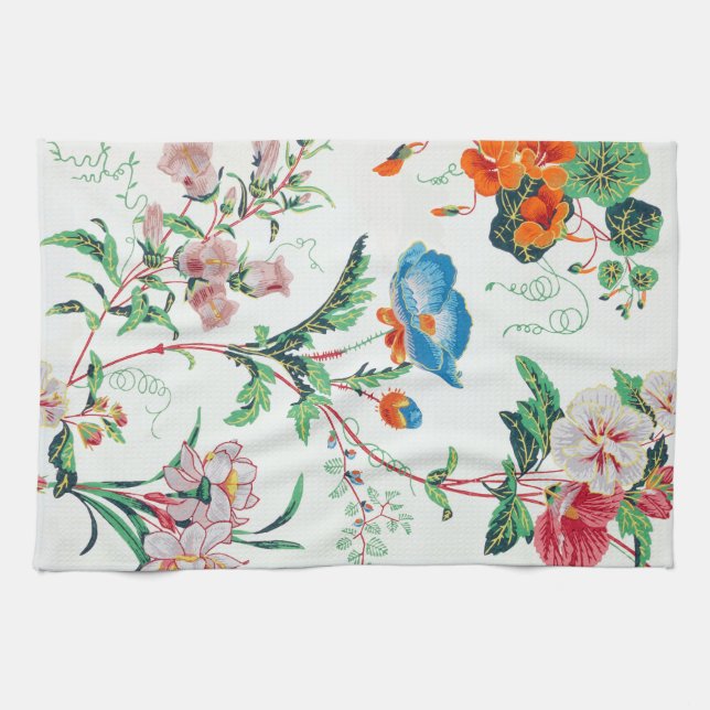 France 1830 Floral Botanical Wildflowers Geschirrtuch (Horizontal)