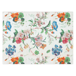 France 1830 Floral Botanical Wildflowers Tischdecke