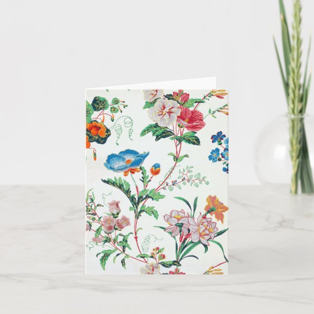 France 1830 Wildflowers Floral Victorian Wallpaper (Devant)